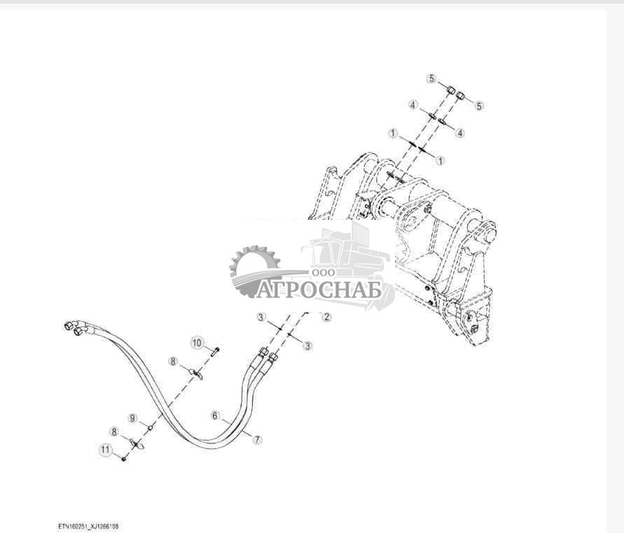 Third Function Boom Plumbing High Lift Plus Z-Bar 